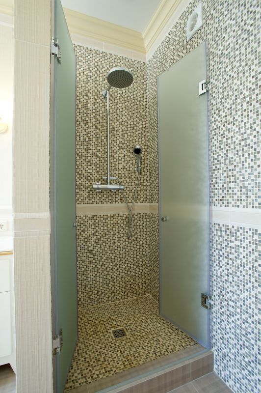 Tile-Accented Shower